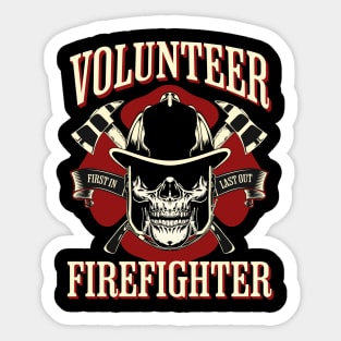 Volunteer Firefighter Sticker